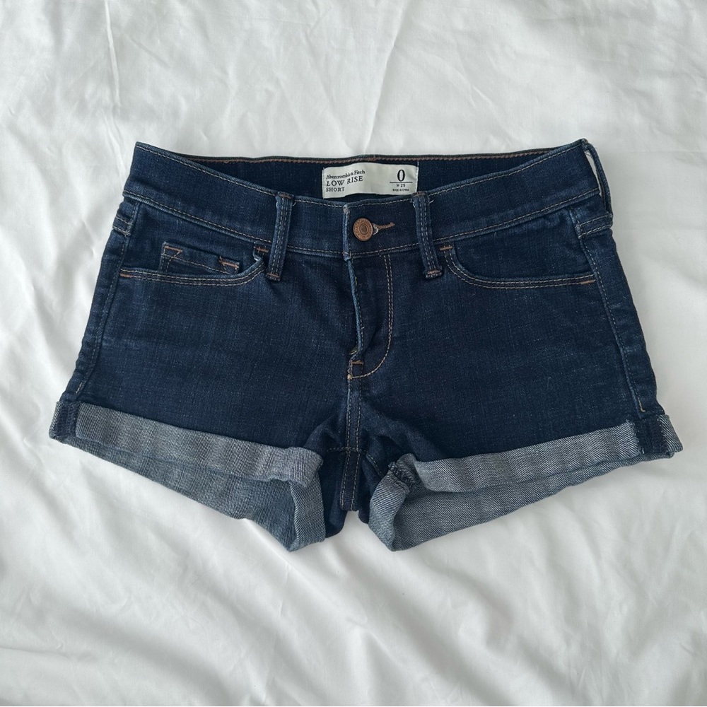 ABERCROMBIE | denim mini shorts